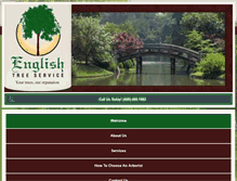 Tablet Screenshot of englishtreeservice.com